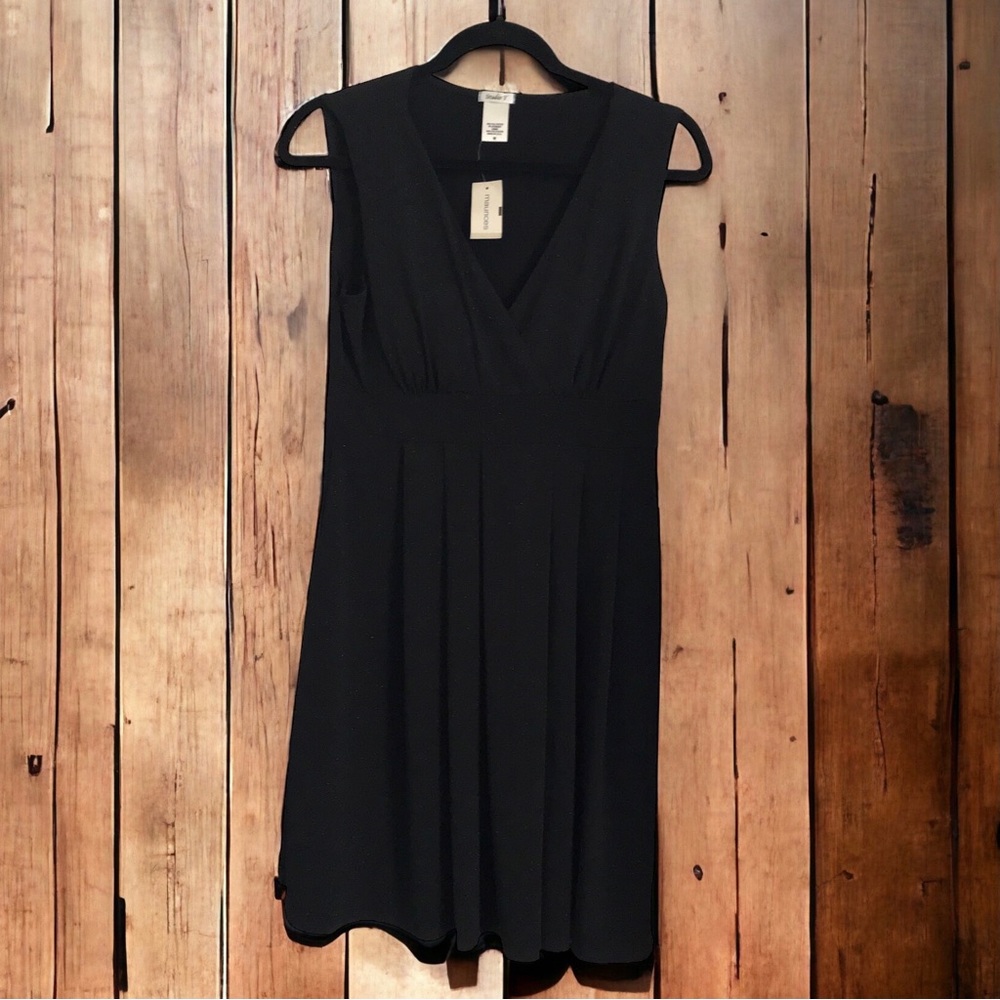 Studio Y Simple Shine Dress Size M NWT Reg $39. 
95% Polyester 5% Spandex